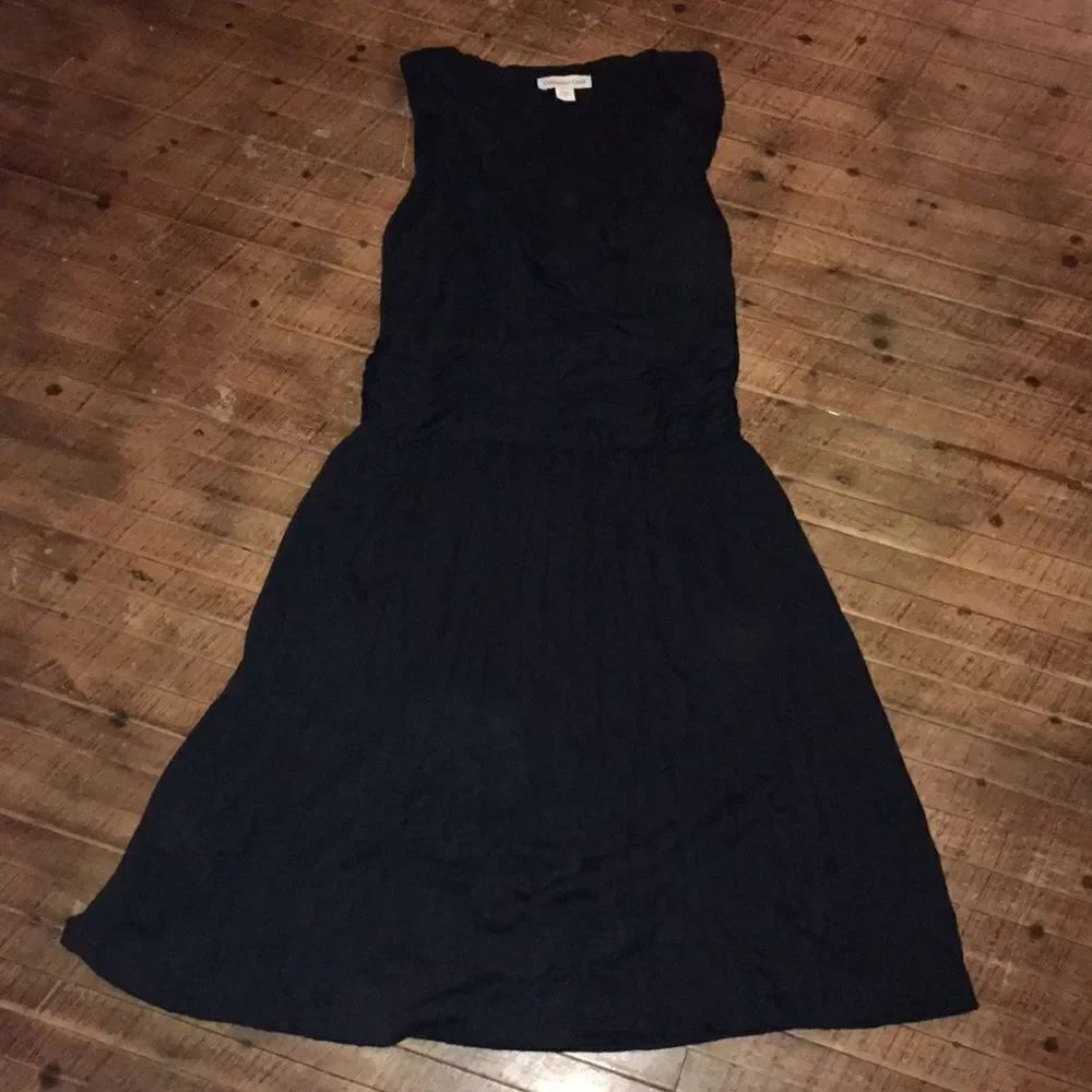 Coldwater Creek v-neck knit gathered dress